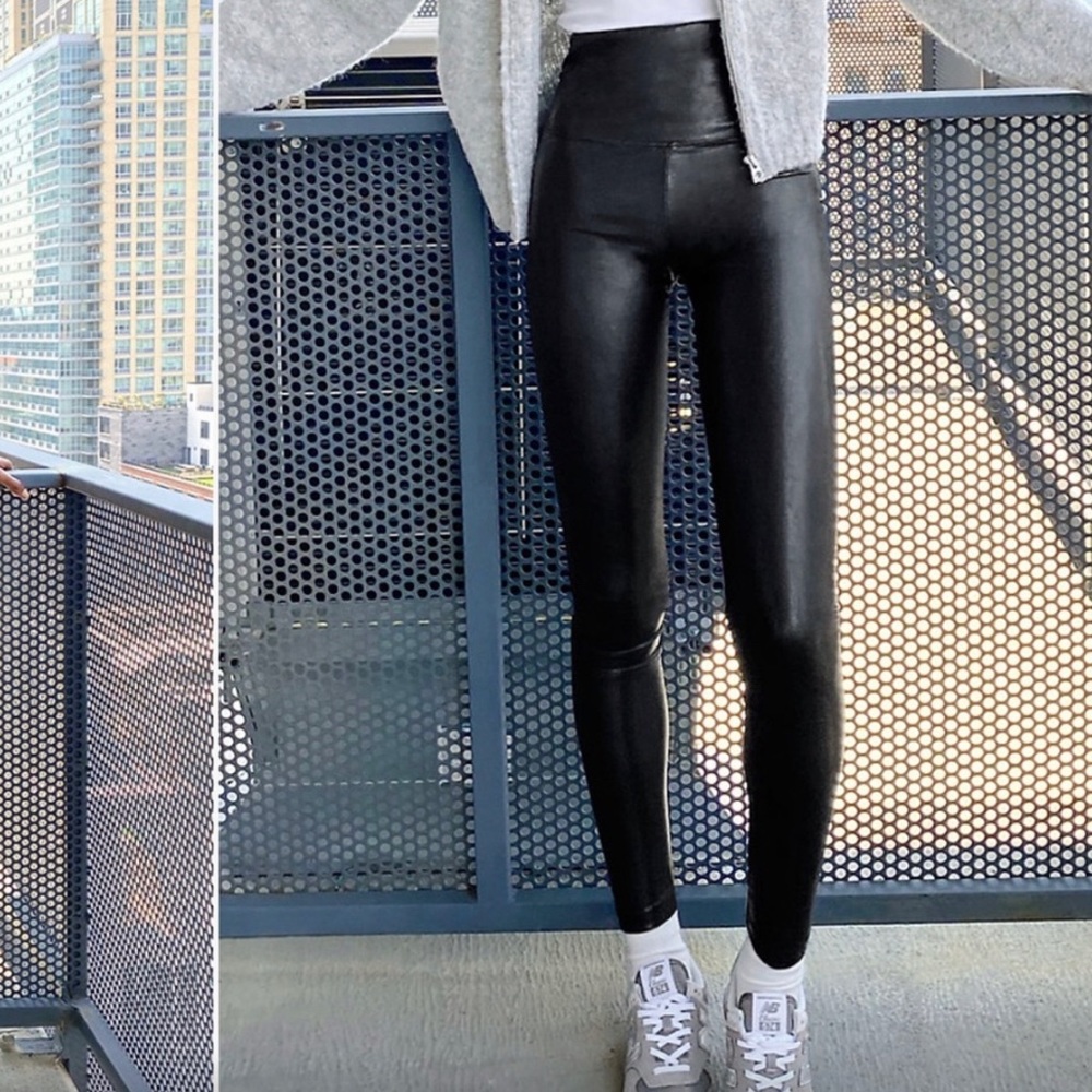 Aritzia Faux Leather Wilfred Free Daria Pant
